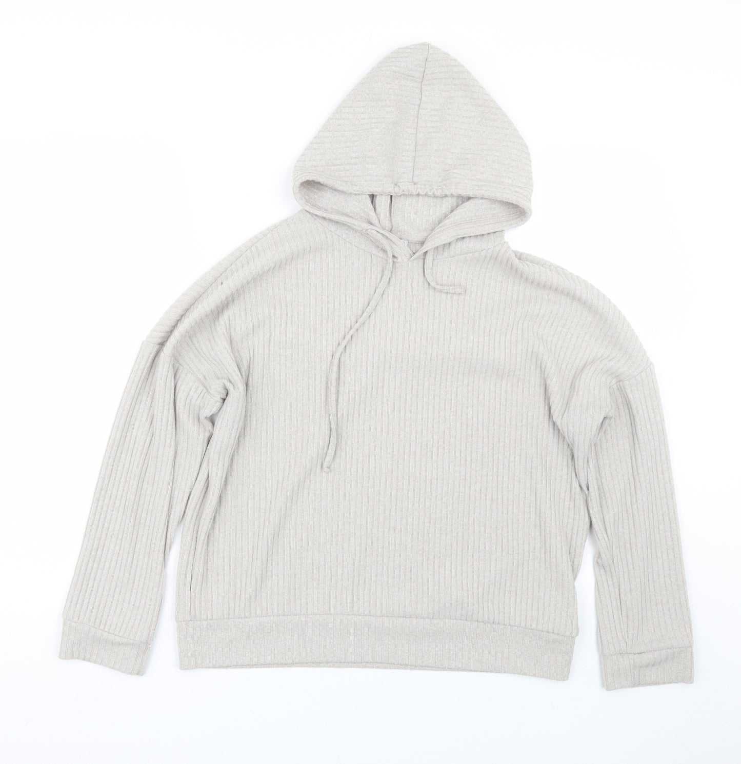 Jeff & Co Womens Beige   Pullover Hoodie Size 14