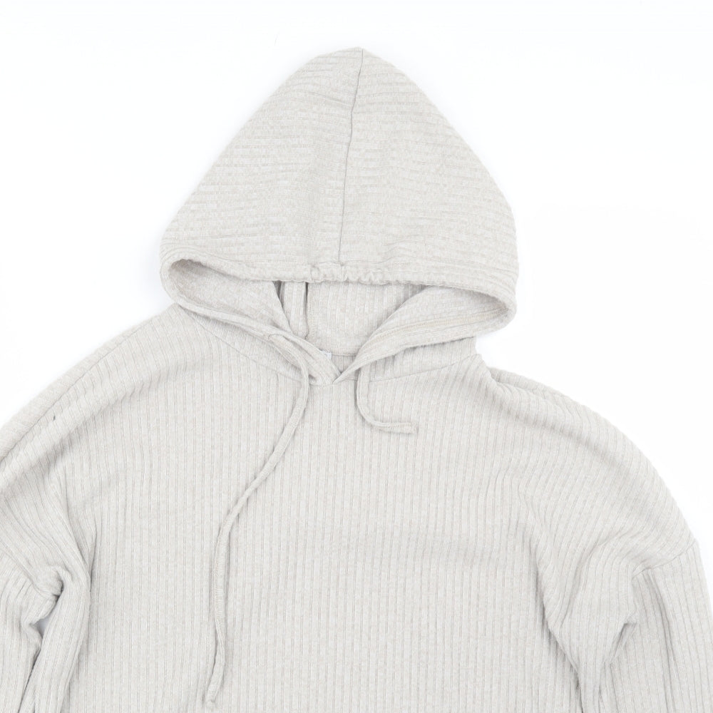 Jeff & Co Womens Beige   Pullover Hoodie Size 14