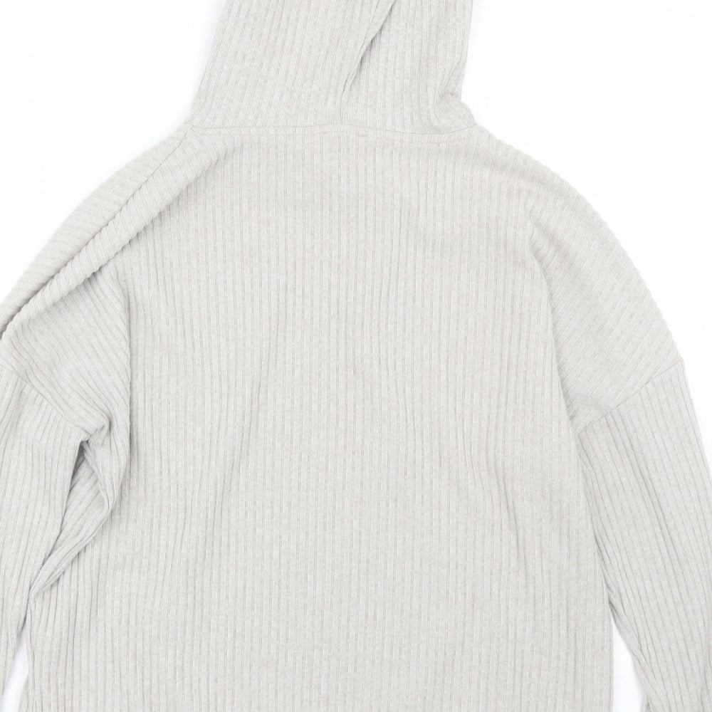 Jeff & Co Womens Beige   Pullover Hoodie Size 14