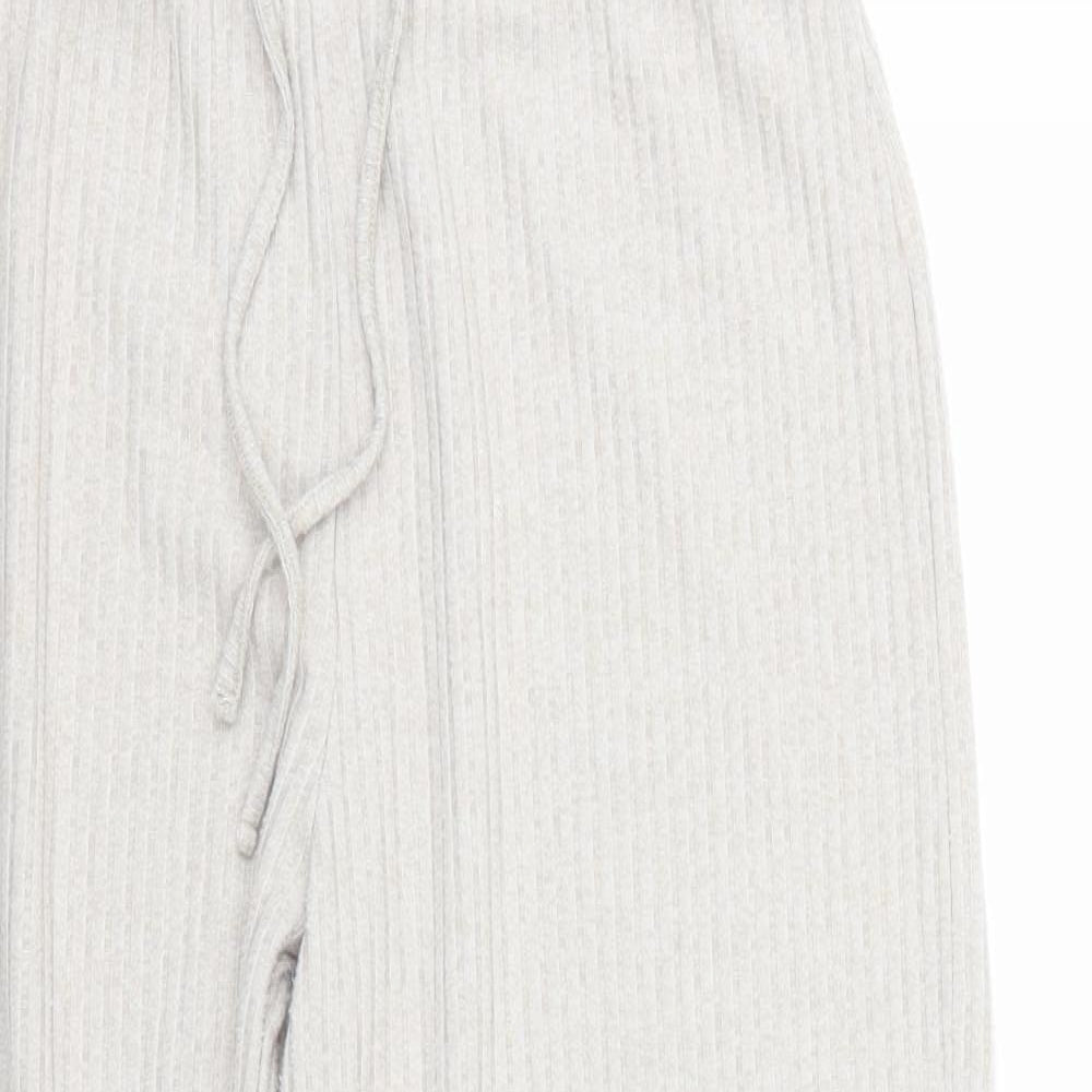 Jeff & co Womens Beige Striped  Cami Lounge Pants Size 12