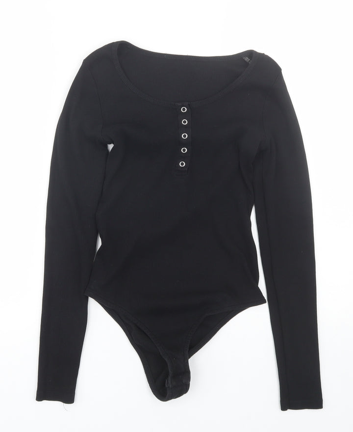 Primark Womens Black Catsuit One-Piece Size S
