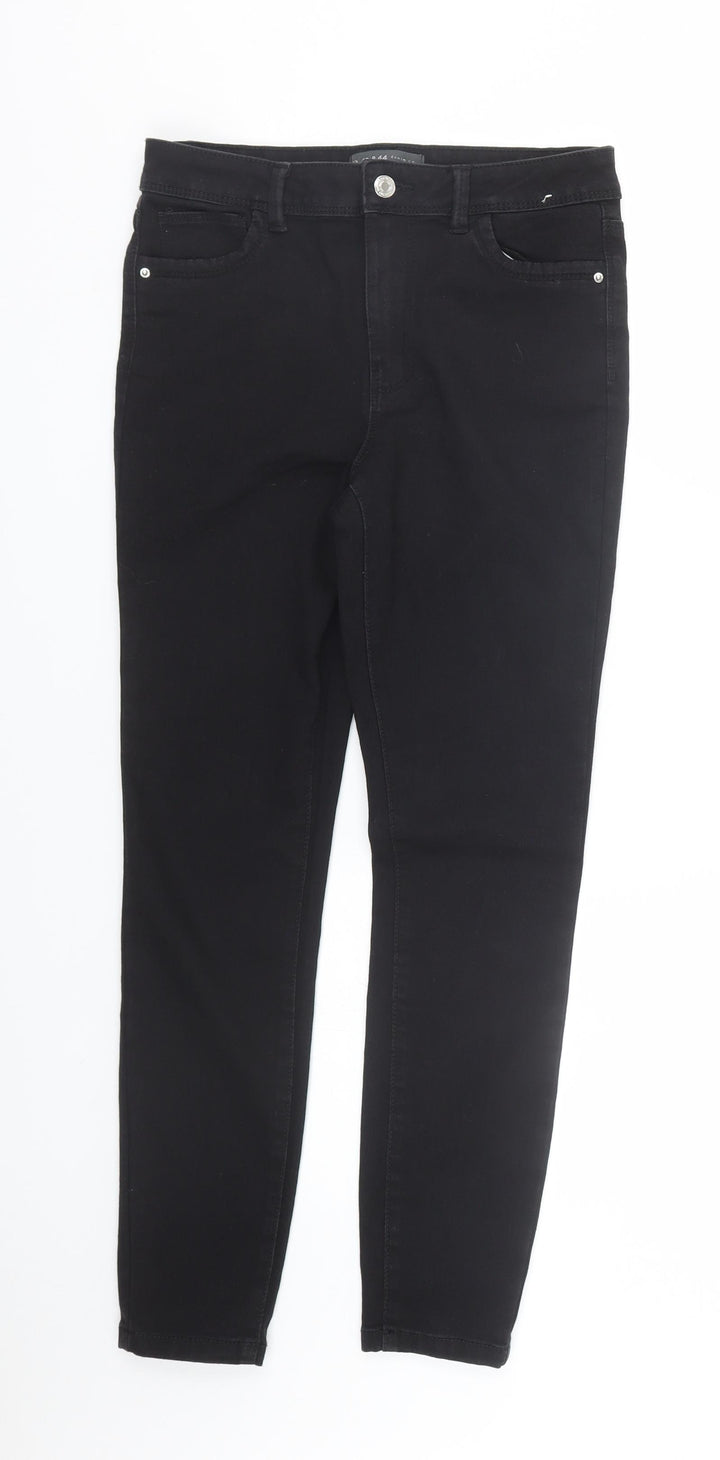Denim co Womens Black Denim Skinny Jeans Size 12 L26 in