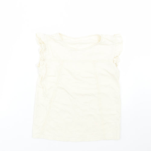 TU Girls Beige   Basic T-Shirt Size 10 Years
