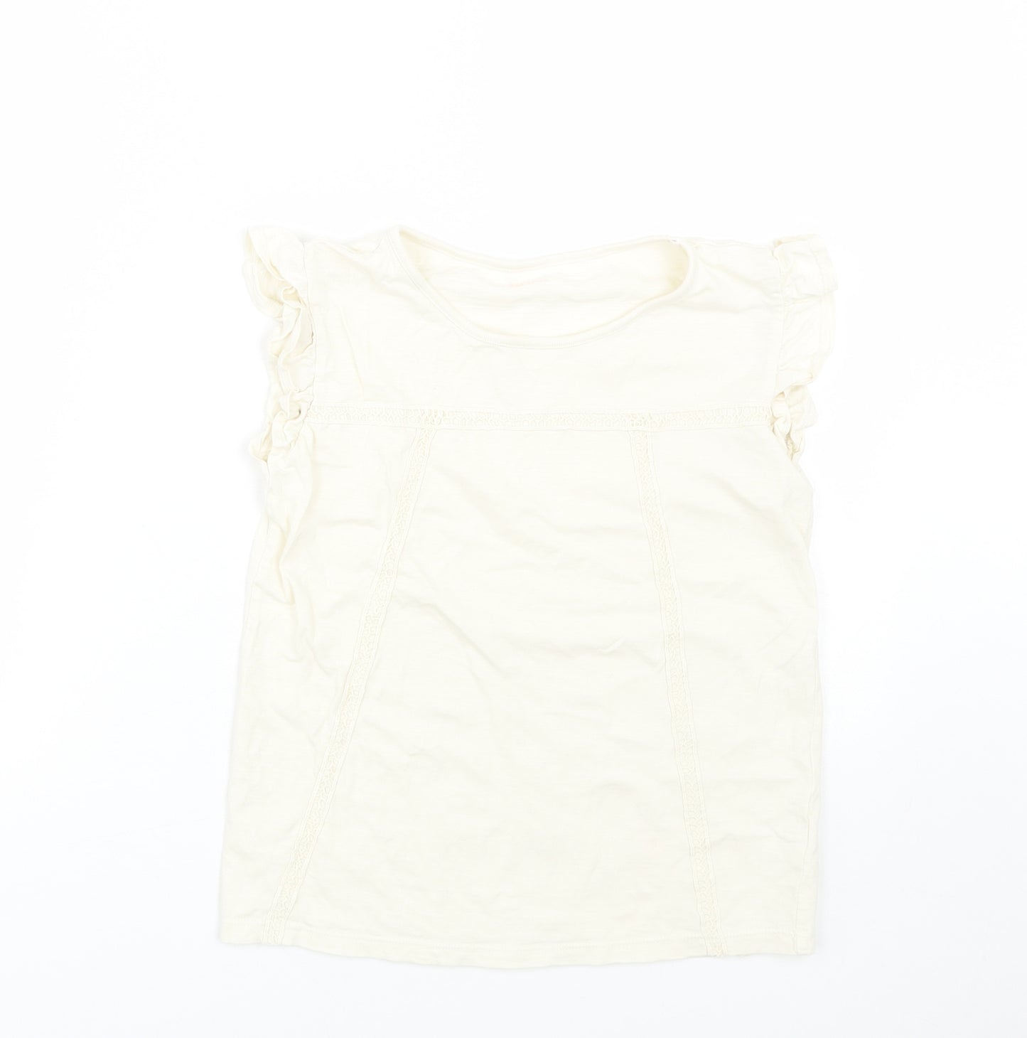 TU Girls Beige   Basic T-Shirt Size 10 Years