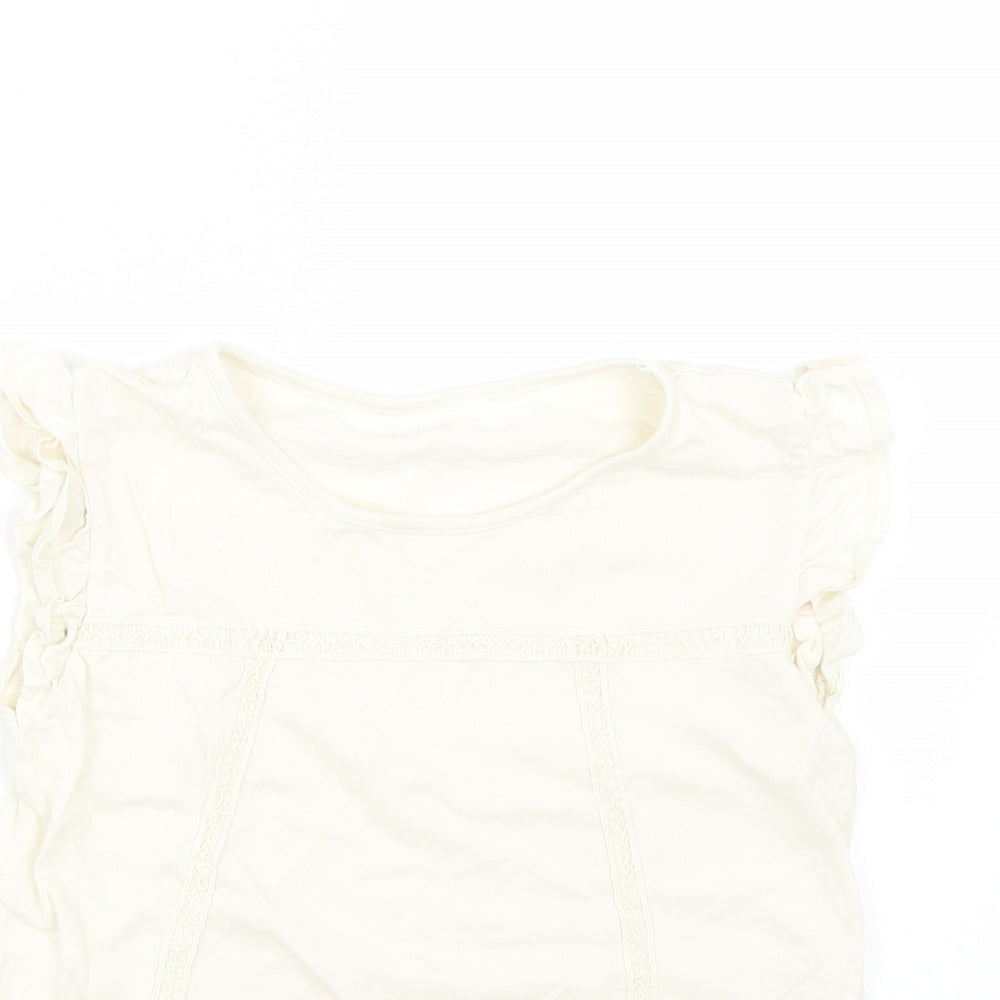 TU Girls Beige   Basic T-Shirt Size 10 Years