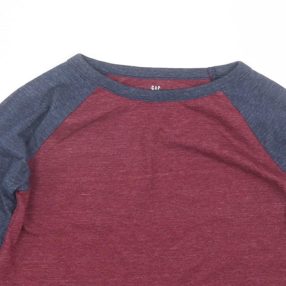 Gap Boys Red   Basic T-Shirt Size 6-7 Years