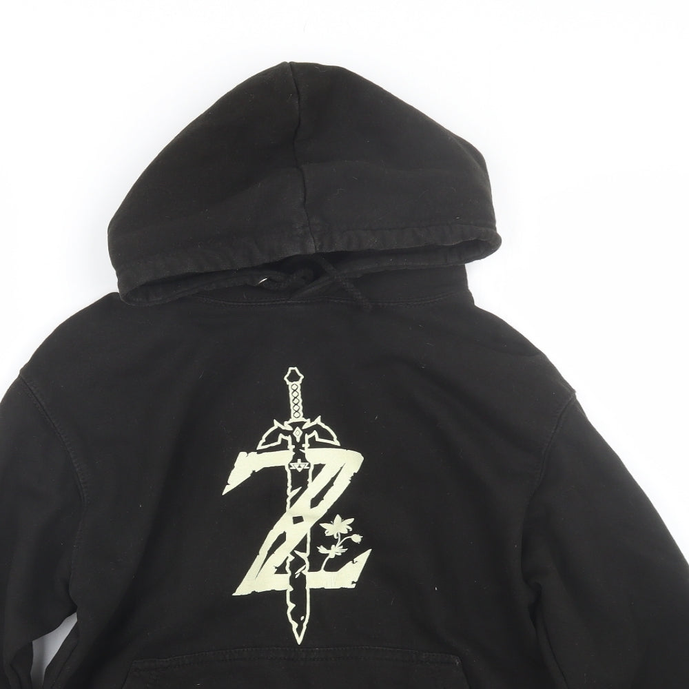 AWDs Mens Black   Pullover Hoodie Size S  - Zelda