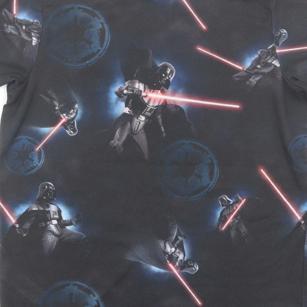 Star Wars Boys Black   Basic T-Shirt Size 12-13 Years  - Star Wars