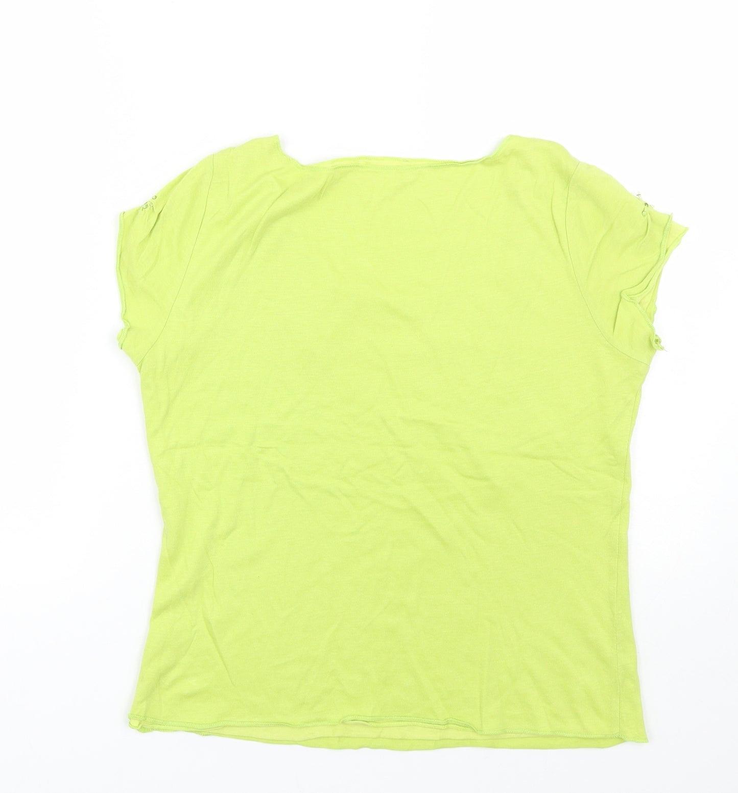 Per Una Womens Green   Basic T-Shirt Size 12
