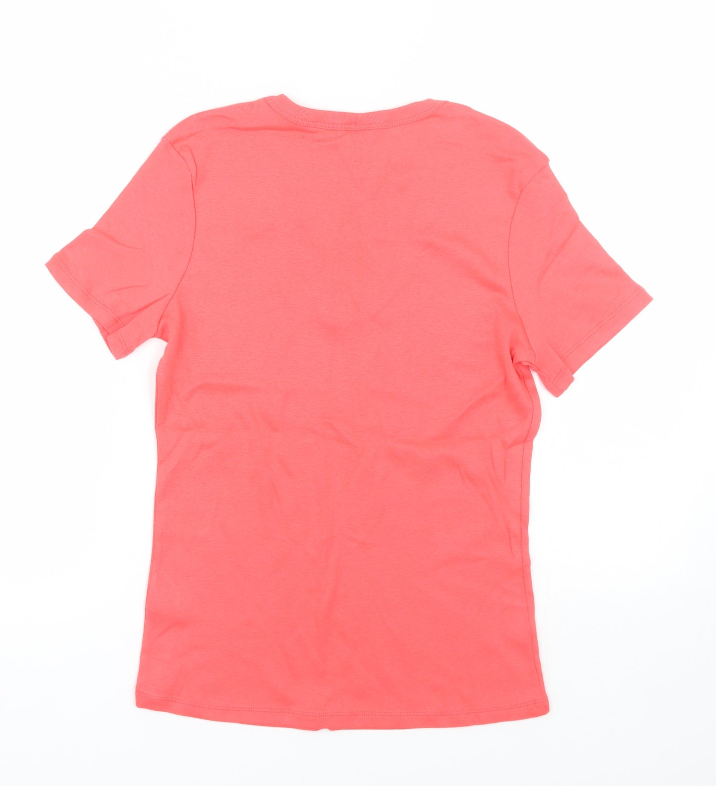 M&S Womens Pink   Basic T-Shirt Size 12