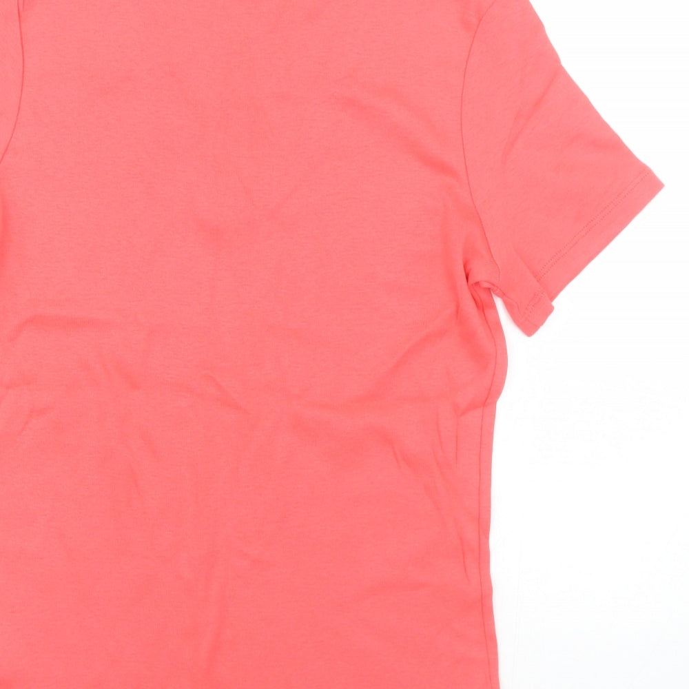 M&S Womens Pink   Basic T-Shirt Size 12