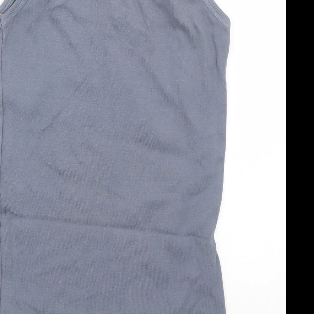 New Look Womens Grey   Basic Tank Size 12