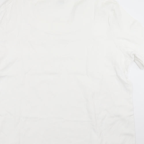 Marks and Spencer Womens White   Basic T-Shirt Size 18