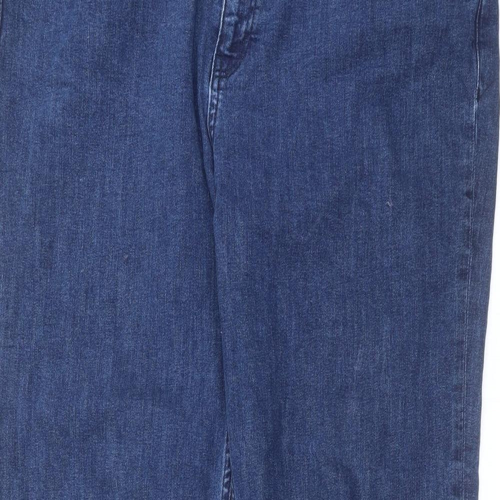 denim365 Womens Blue  Denim Bootcut Jeans Size 18 L30 in