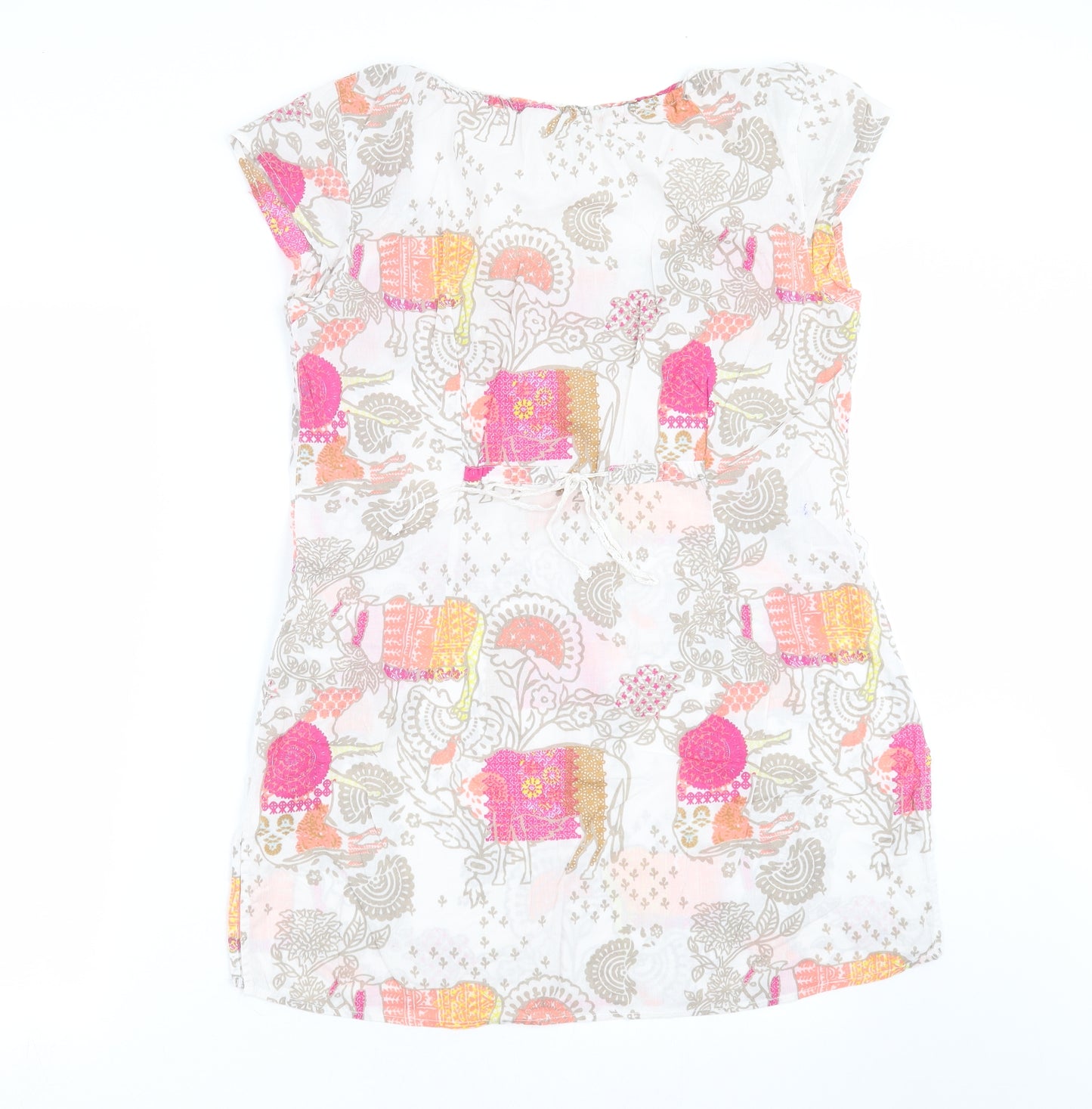 White Stuff Womens White Floral  Shift  Size 12