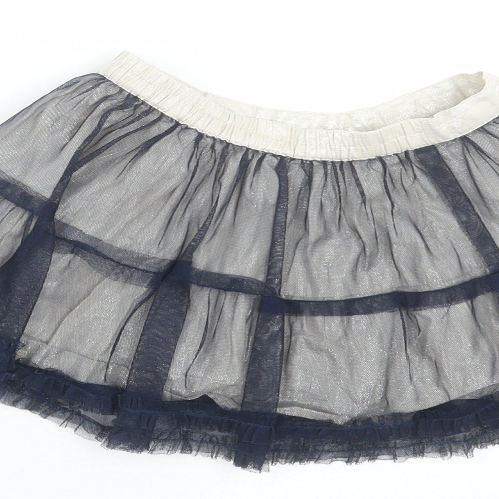 BHS Girls Blue   A-Line Skirt Size 18-24 Months