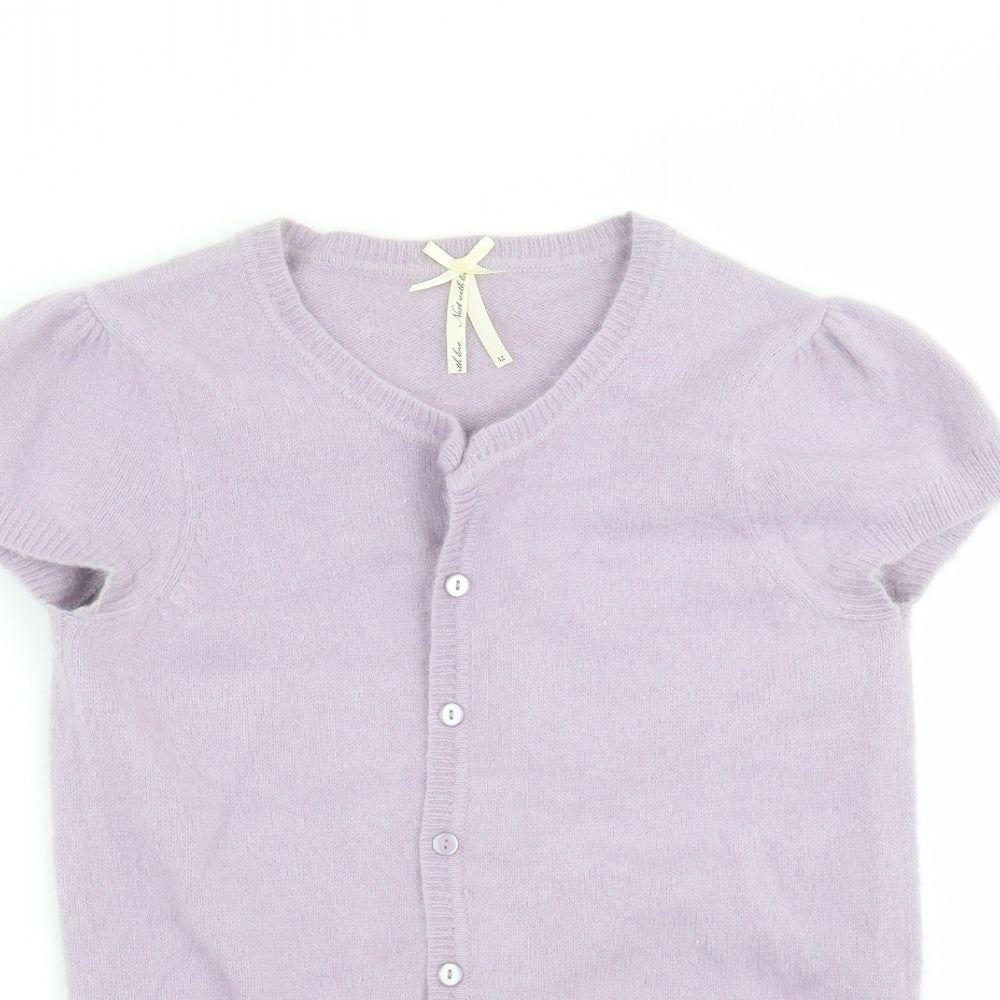 NEXT Womens Purple  Knit Cardigan Jumper Size 12