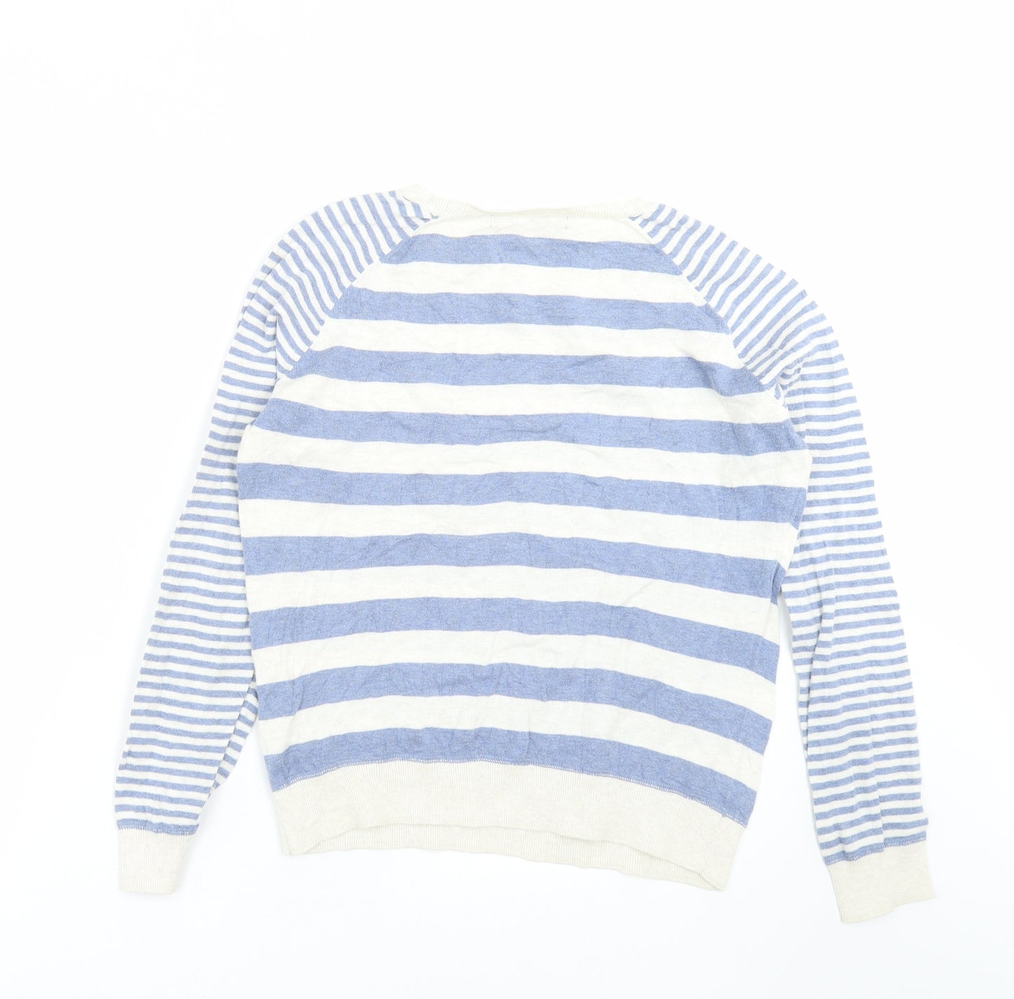 Principles Womens Blue Striped Knit Pullover Jumper Size 12