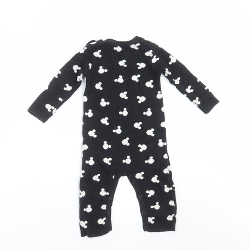 Disney Baby Baby Black  Knit Babygrow One-Piece Size 12-18 Months  - disney