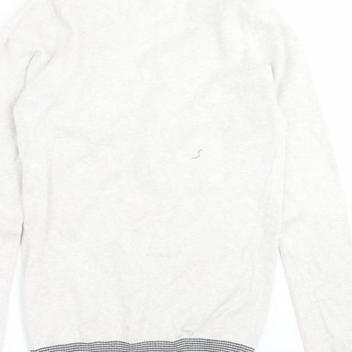 NEXT Mens Grey  Knit Cardigan Jumper Size XS