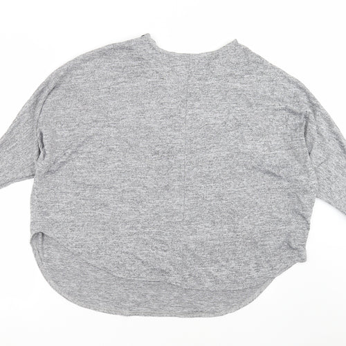 Influence Womens Grey  Knit Pullover Jumper Size 14