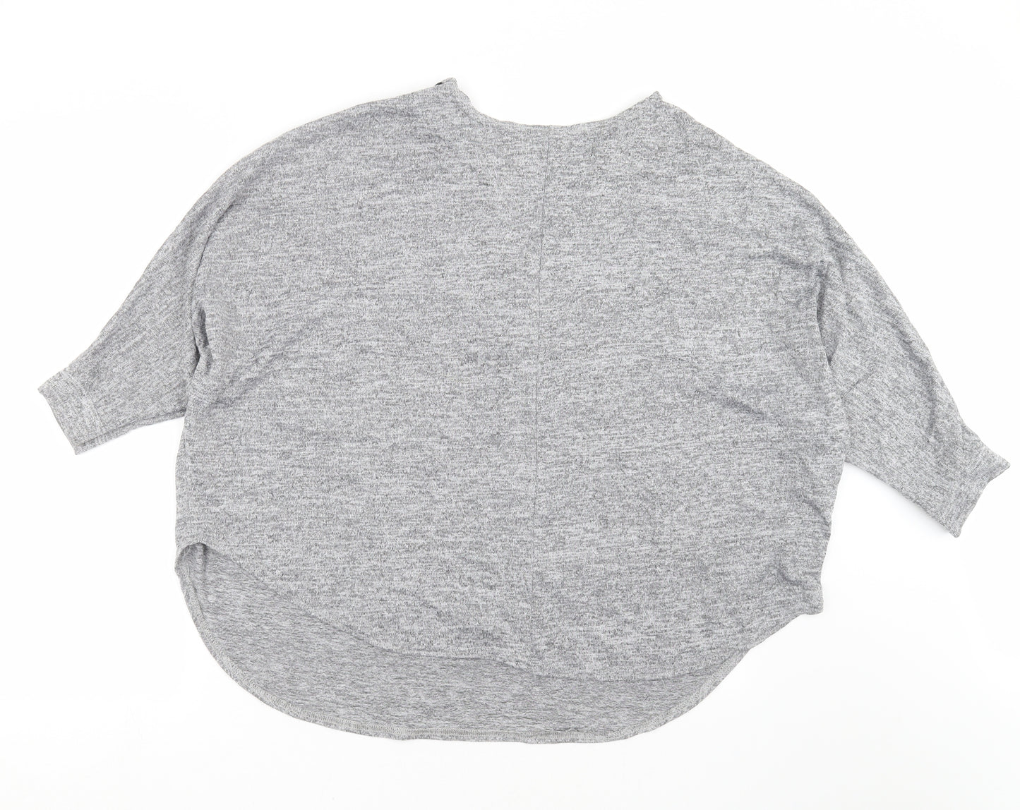 Influence Womens Grey  Knit Pullover Jumper Size 14