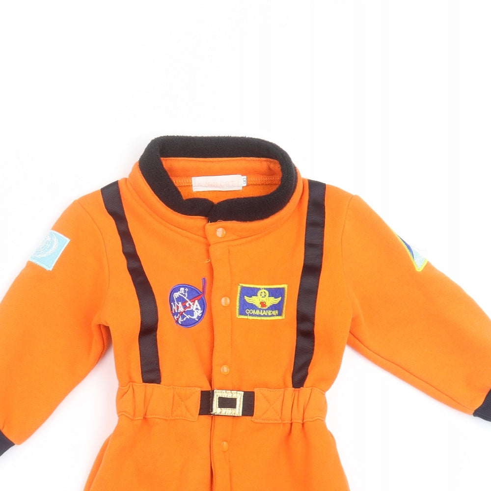Nyan Cat Baby Orange   Coverall Outfit/Set Size 24 Months  - nasa commander