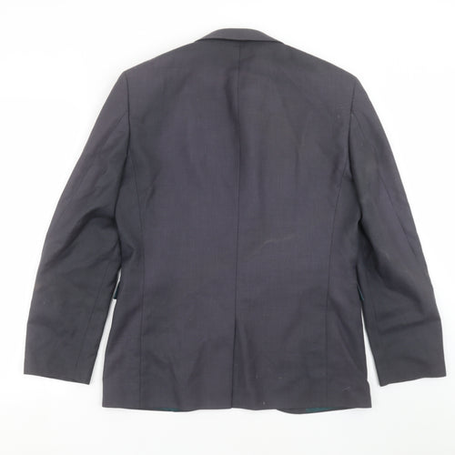 NEXT Mens Grey Striped  Jacket Suit Jacket Size 38  - Tailored fit
