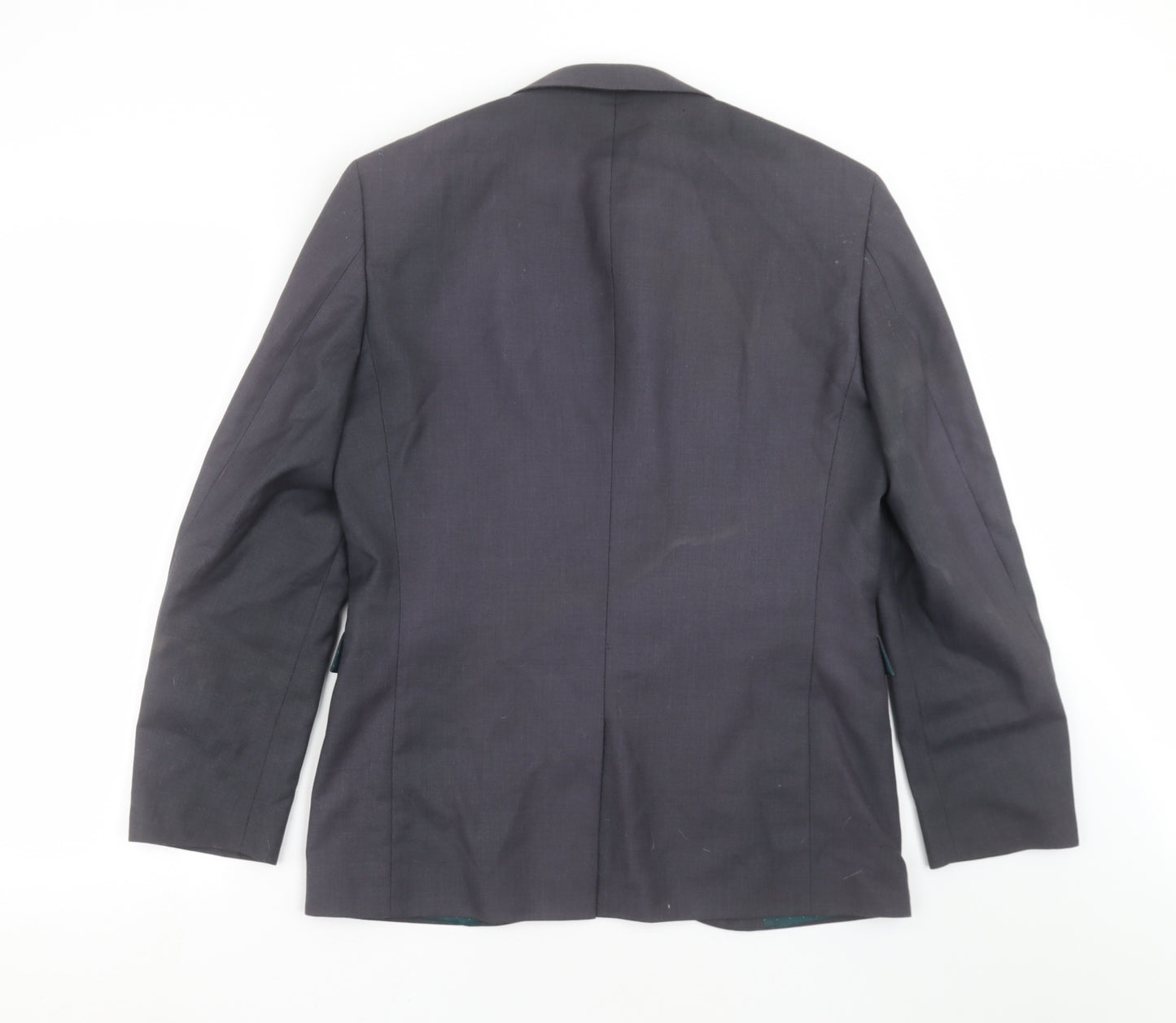 NEXT Mens Grey Striped  Jacket Suit Jacket Size 38  - Tailored fit