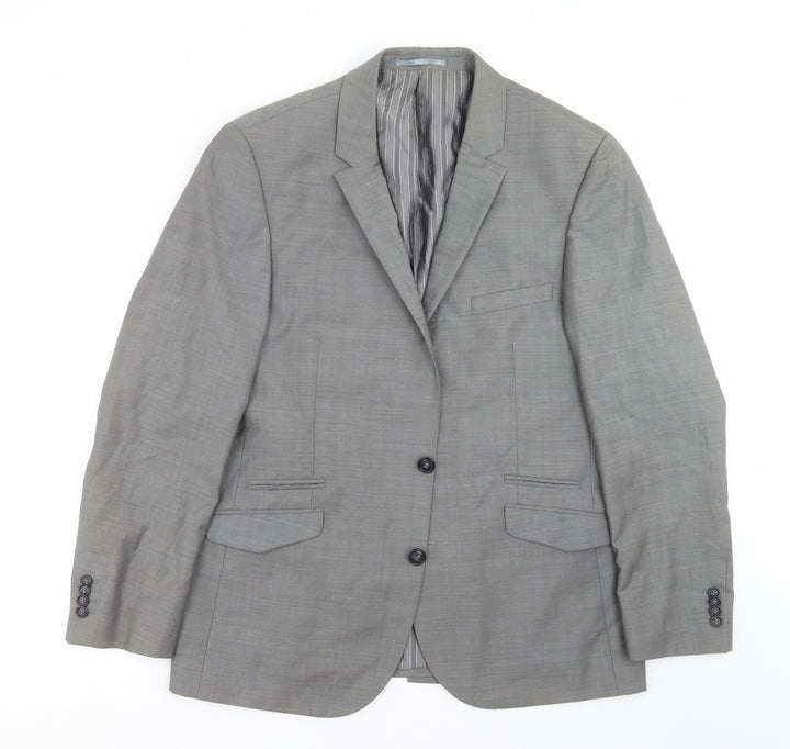 Urbane Mens Grey   Jacket Suit Jacket Size 40