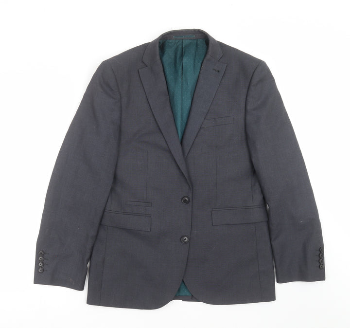 NEXT Mens Grey   Jacket Suit Jacket Size 38  - Tailored fit