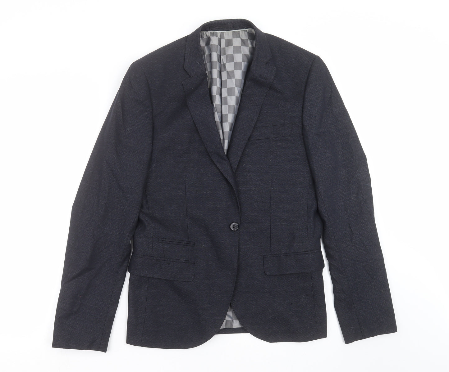 Amici Mens Blue   Jacket Suit Jacket Size 38