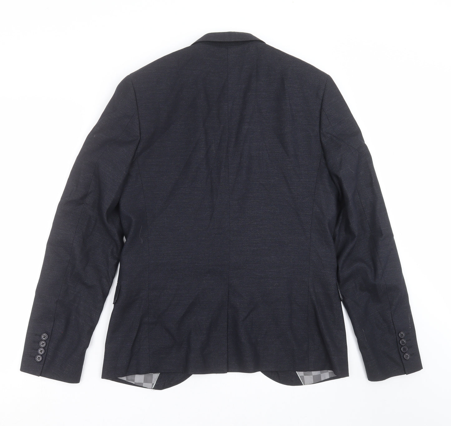 Amici Mens Blue   Jacket Suit Jacket Size 38