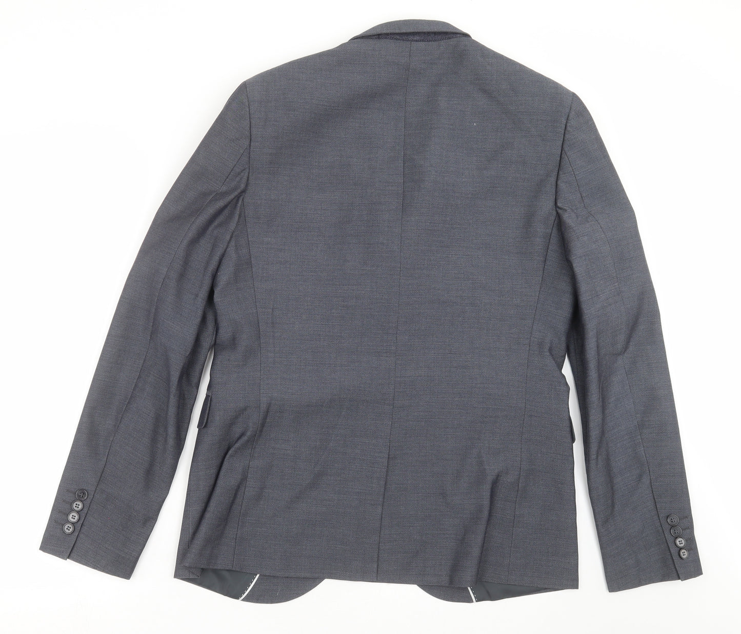 Topman Mens Blue   Jacket Suit Jacket Size 40