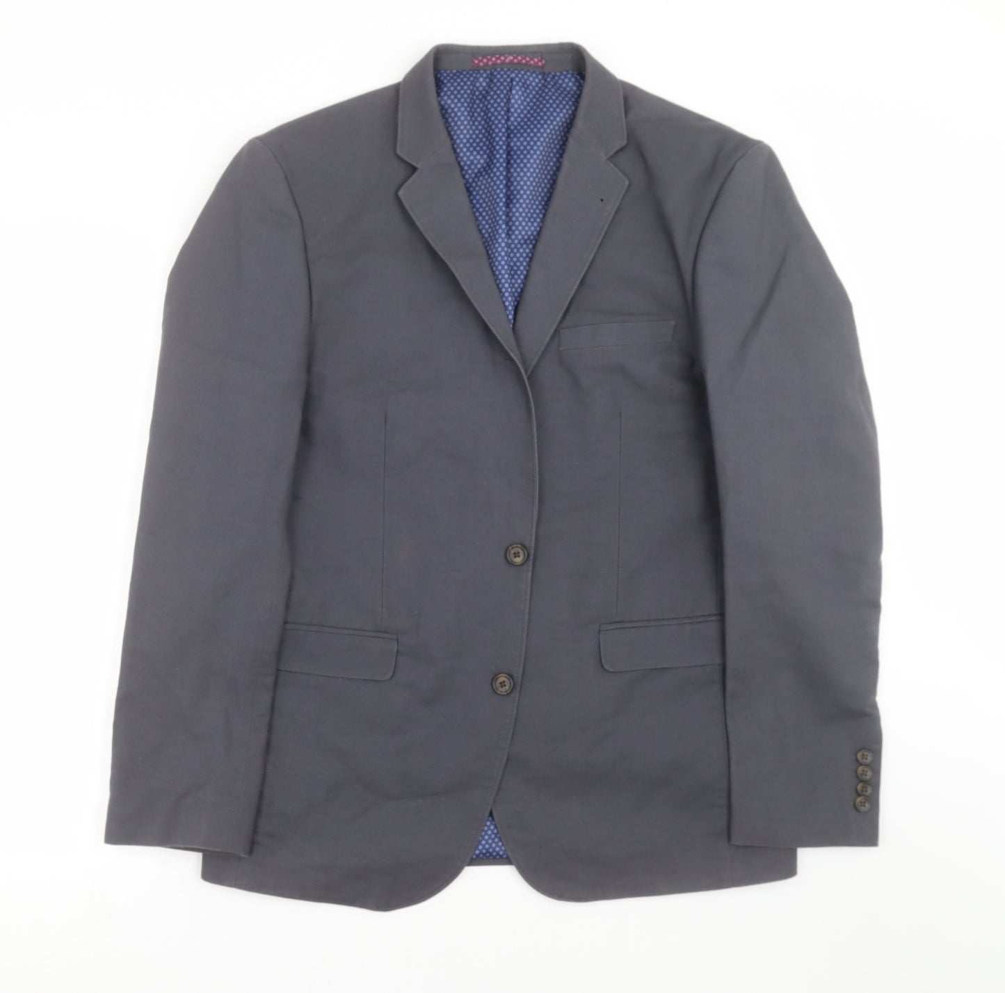 NEXT Mens Grey   Jacket Suit Jacket Size 40  - Tailored fit