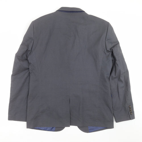 NEXT Mens Grey   Jacket Suit Jacket Size 40  - Tailored fit