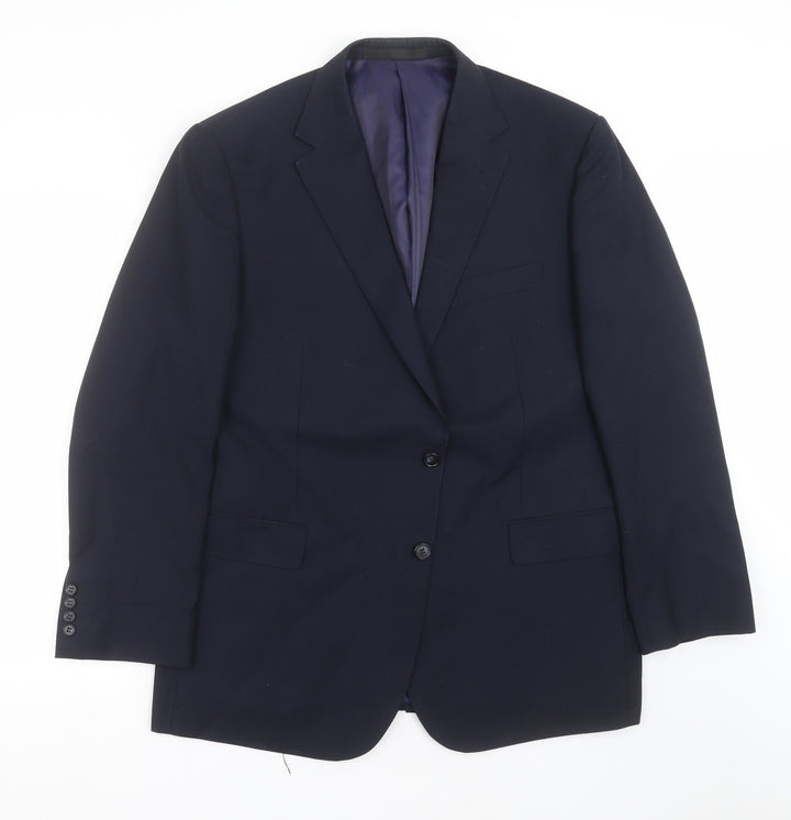 Marks and Spencer Mens Blue Jacket Suit Jacket Size 44