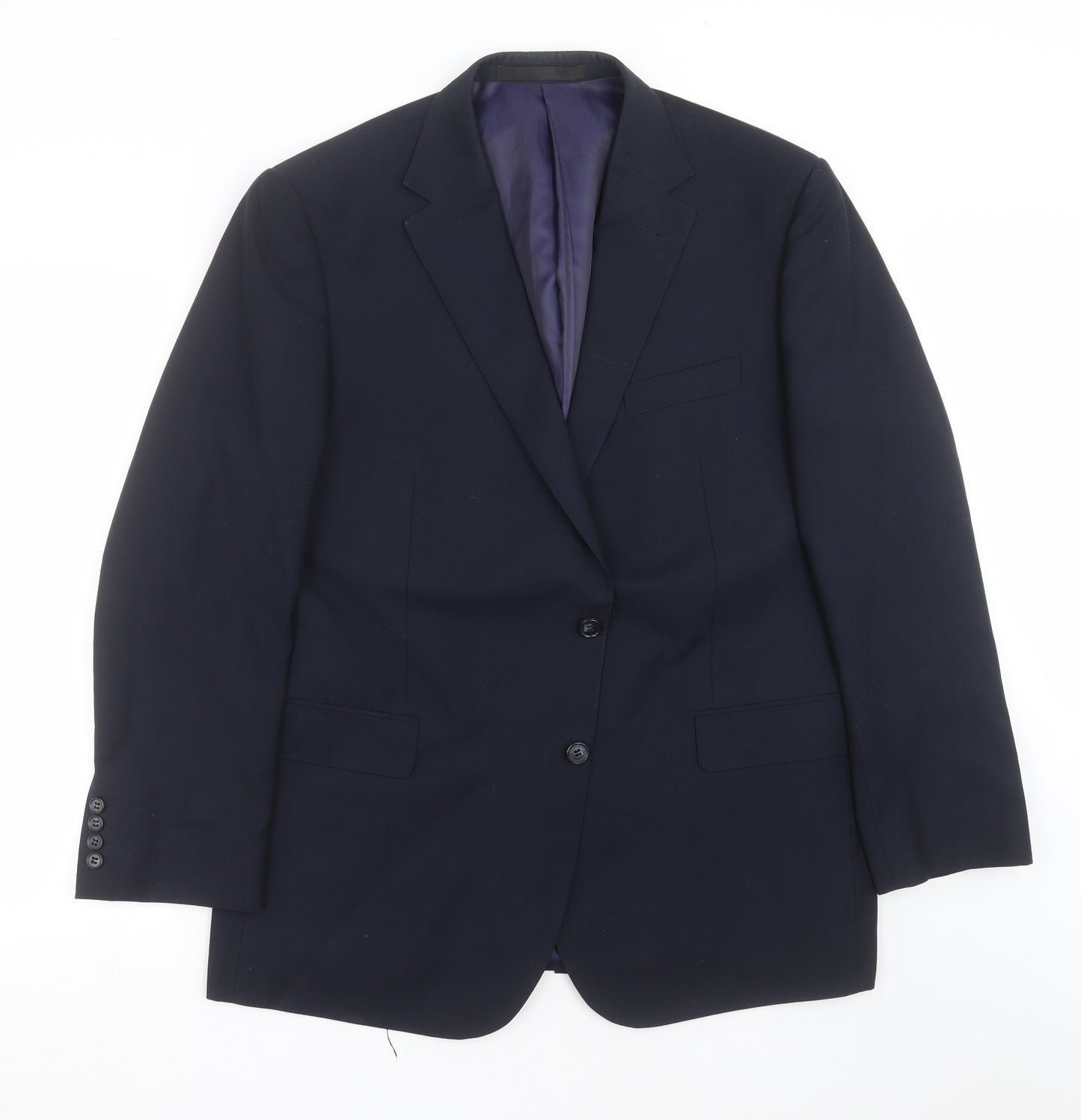 Marks and Spencer Mens Blue   Jacket Suit Jacket Size 44