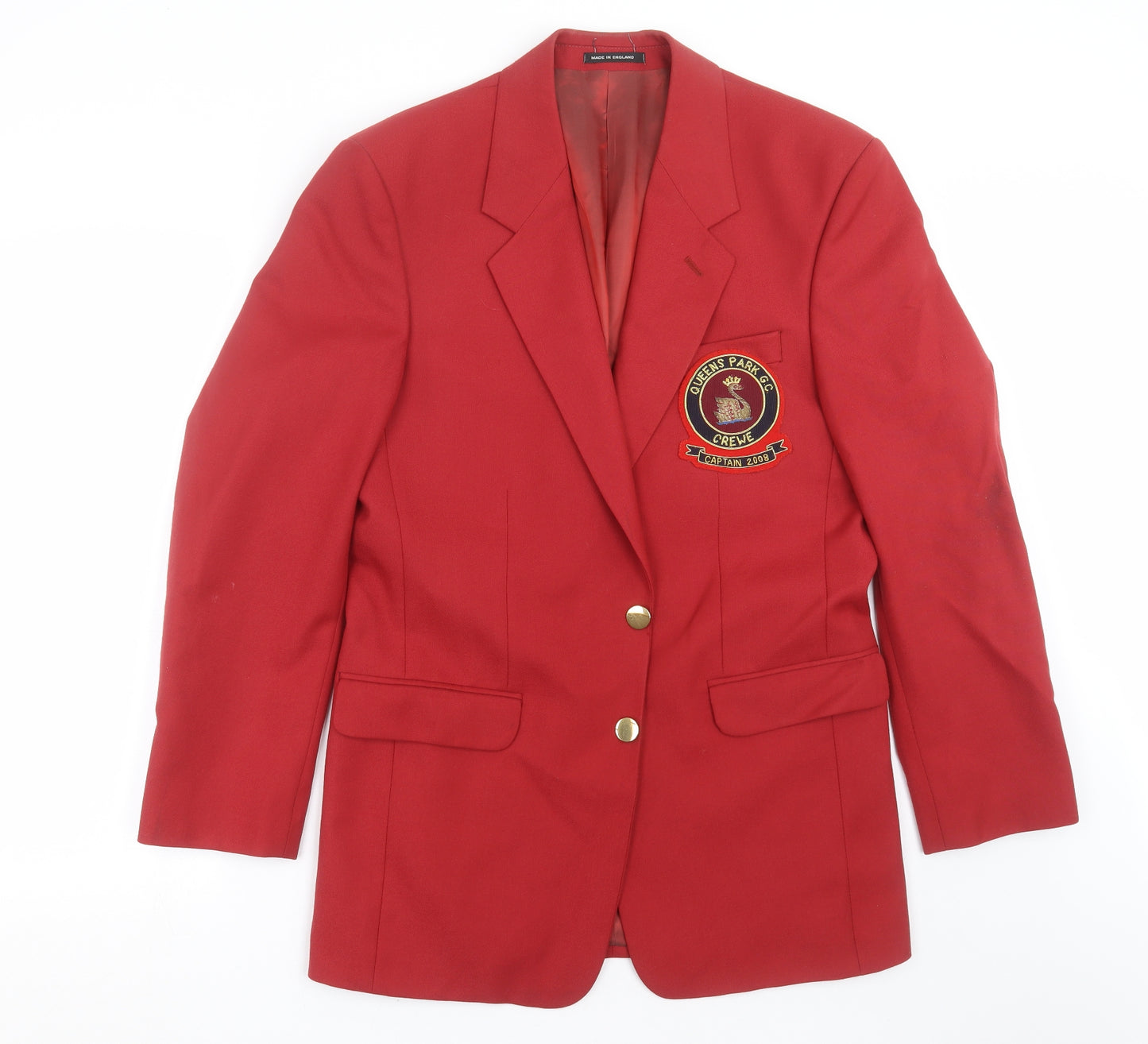 JEPSONS Mens Red   Jacket Suit Jacket Size 42  - Queens park crewe