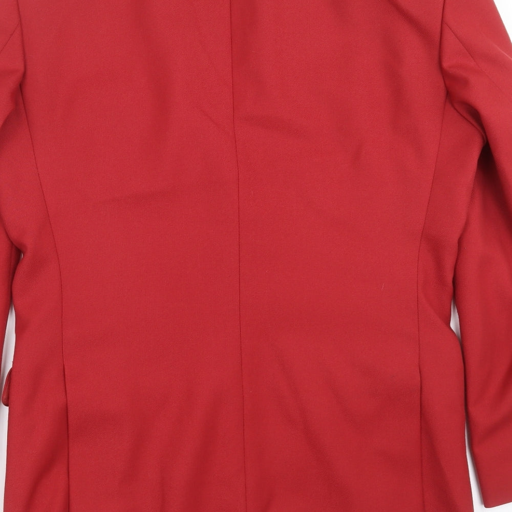 JEPSONS Mens Red   Jacket Suit Jacket Size 42  - Queens park crewe