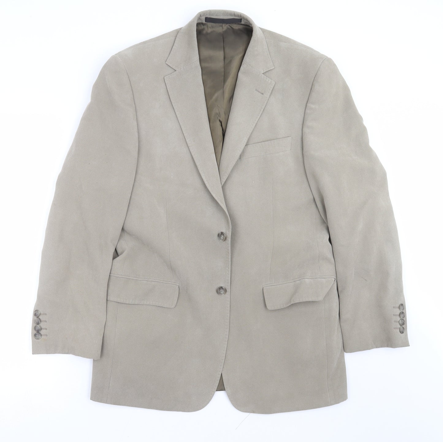 Marks and Spencer Mens Beige   Jacket Suit Jacket Size 38