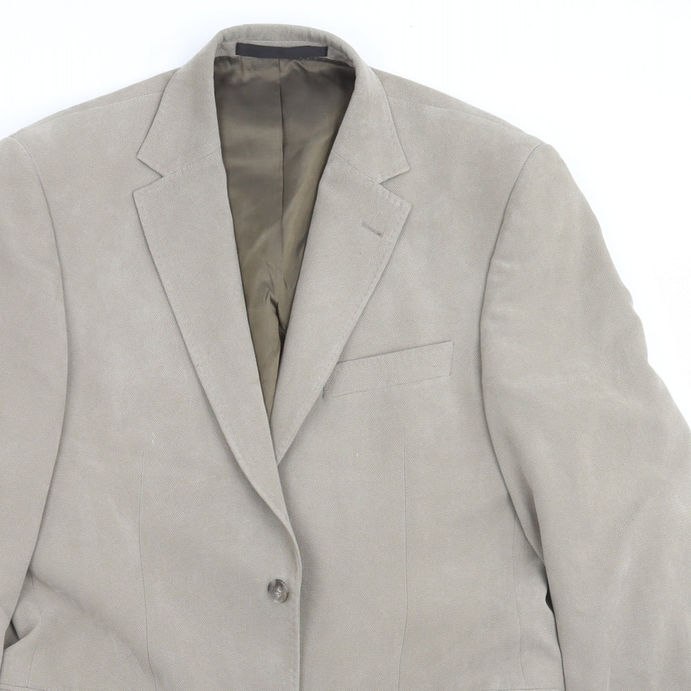 Marks and Spencer Mens Beige   Jacket Suit Jacket Size 38