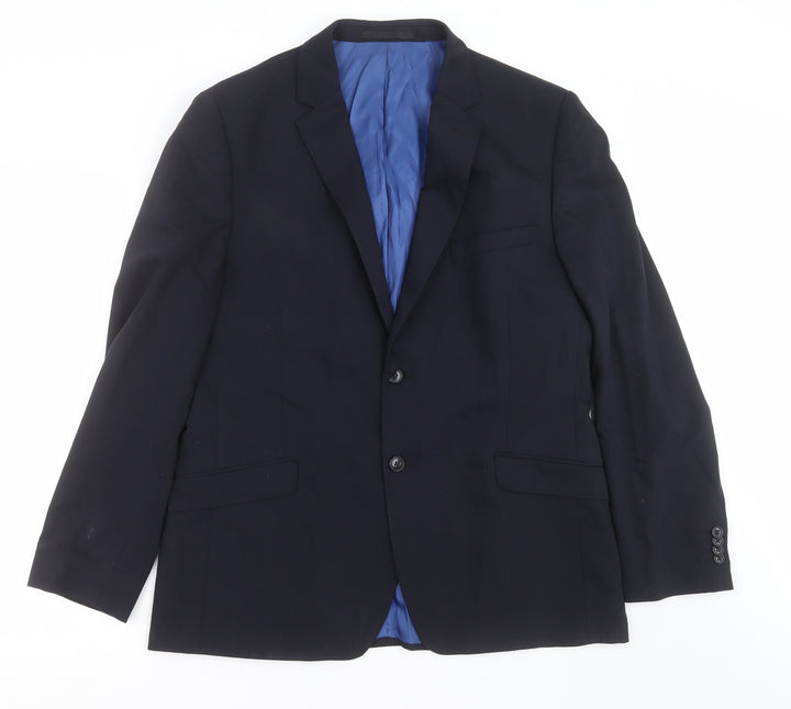 Performance Suit Mens Blue   Jacket Suit Jacket Size 42