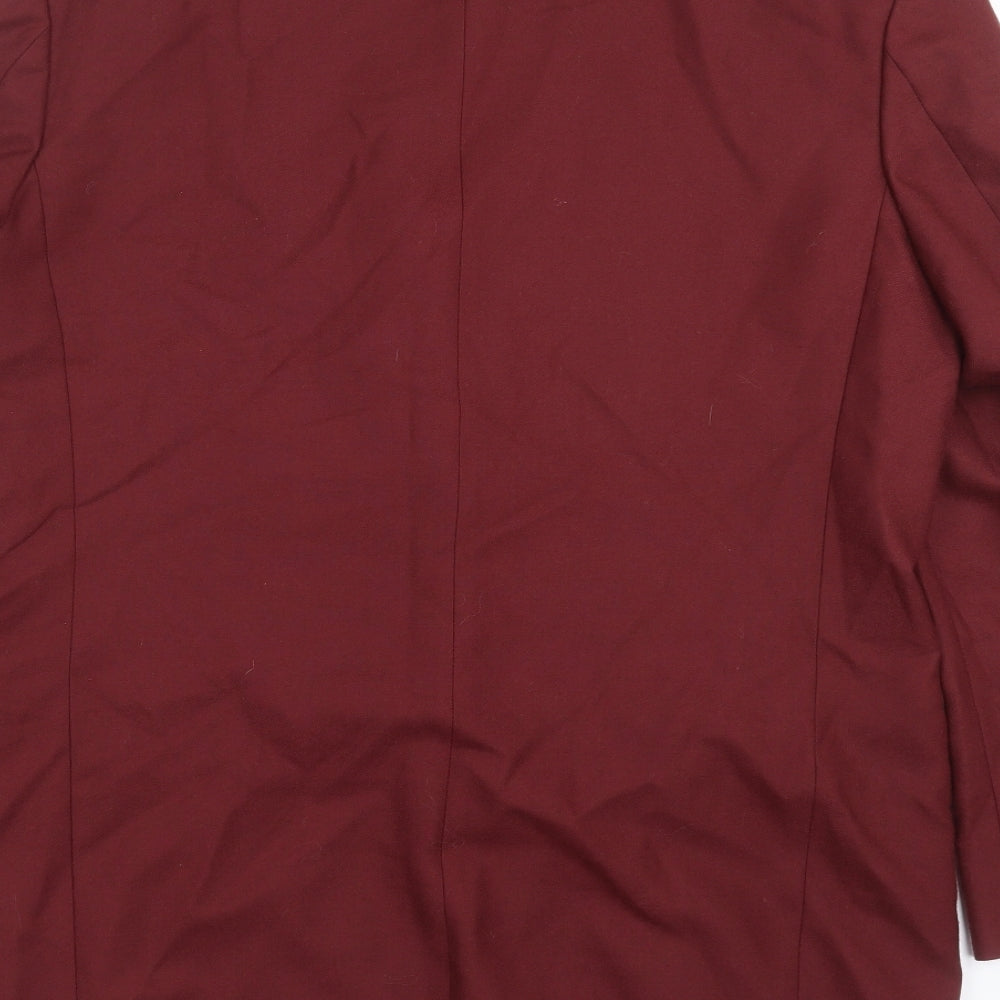 Douglas Mens Red   Jacket Suit Jacket Size 40  - burgundy