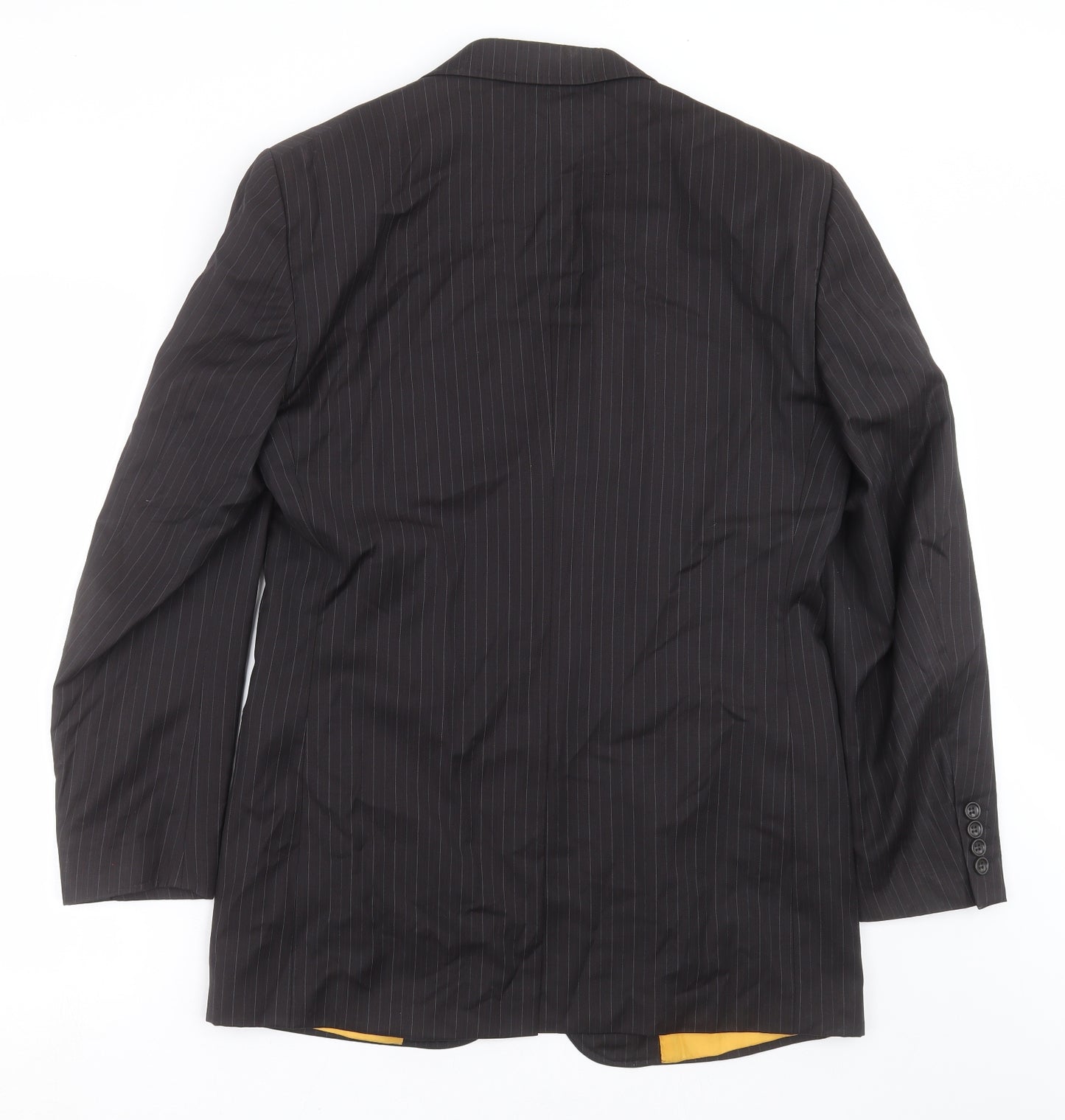 The duffer Mens Black Striped  Jacket Suit Jacket Size 40