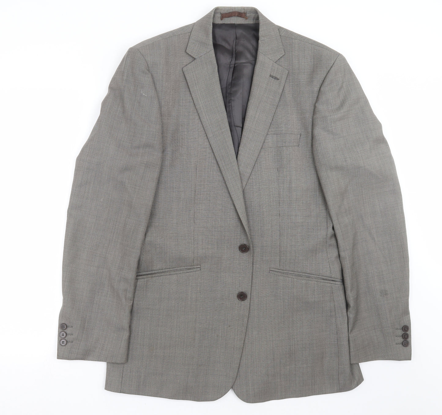Jeff Banks Mens Grey   Jacket Suit Jacket Size 40
