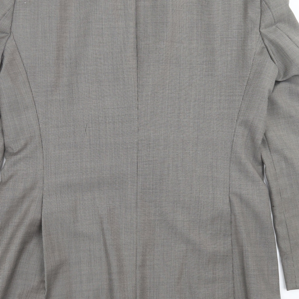 Jeff Banks Mens Grey   Jacket Suit Jacket Size 40