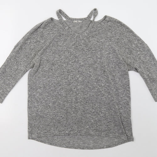 Sainsburys Womens Grey   Pullover Sweatshirt Size 14