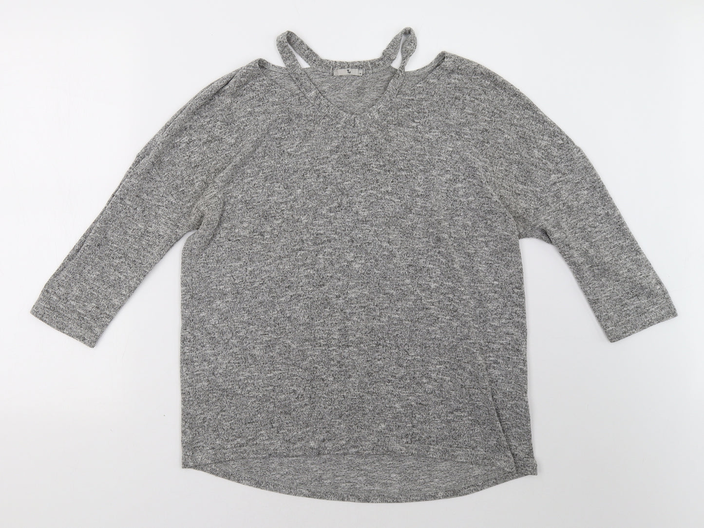Sainsburys Womens Grey   Pullover Sweatshirt Size 14