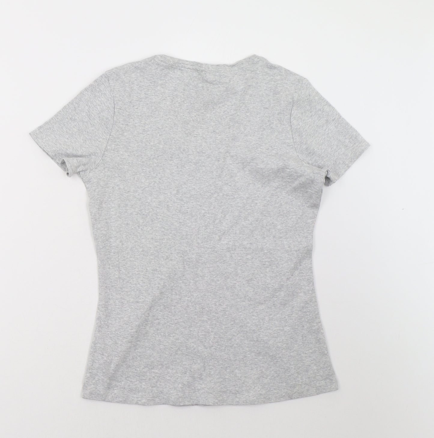 Marks and Spencer Womens Grey   Basic T-Shirt Size 14